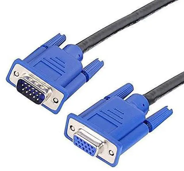 Alt view image 2 of 7 - Vszerda VGA Male to Female Extension Cable Video LED Monitor Wire M-F 10Ft 3M 10 Ft