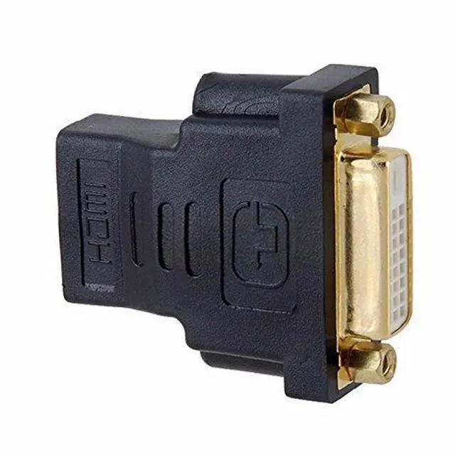 Alt view image 4 of 4 - Vszerda HDMI Female to DVI DVI-D Female F/F Adapter 24+1 LCD HDTV DVD