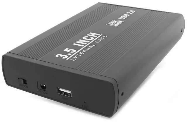 Main image of Vszerda 3.5 in USB 2.0 High Speed External SATA HDD Hard Drive Disk Case Enclosure Box