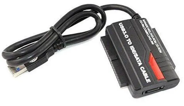 Alt view image 5 of 7 - Vszerda USB 3.0 to IDE SATA Cable Converter with Power Adapter High Speed