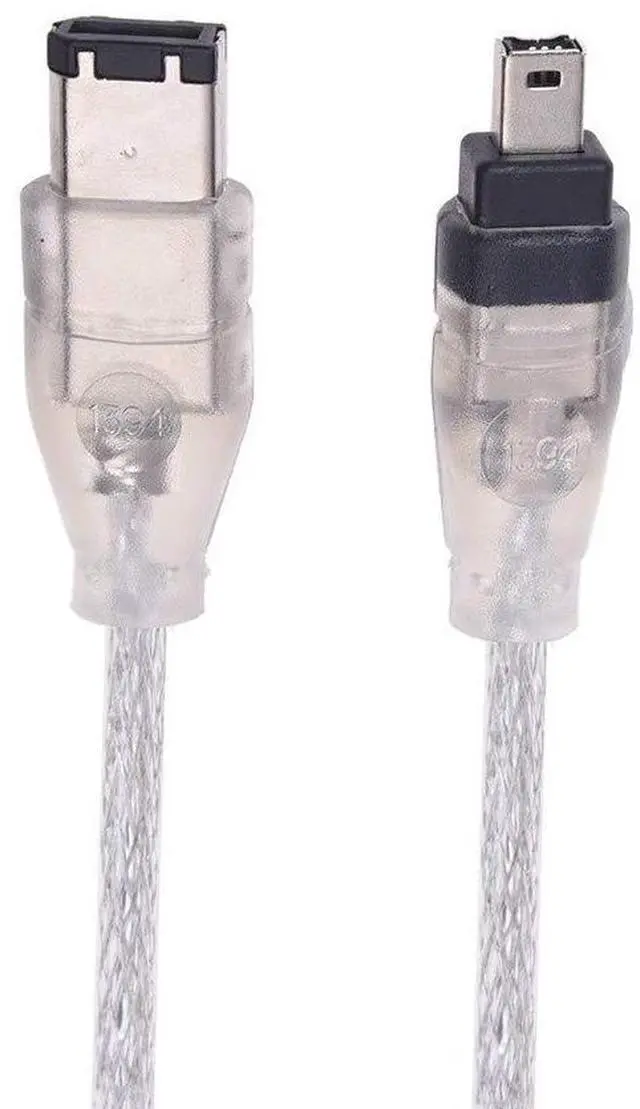 Main image of Vszerda IEEE Firewire 1394 Cable 4 Pin to 6 Pin 4-6 Pin Link Cable Wire 2.5 Ft
