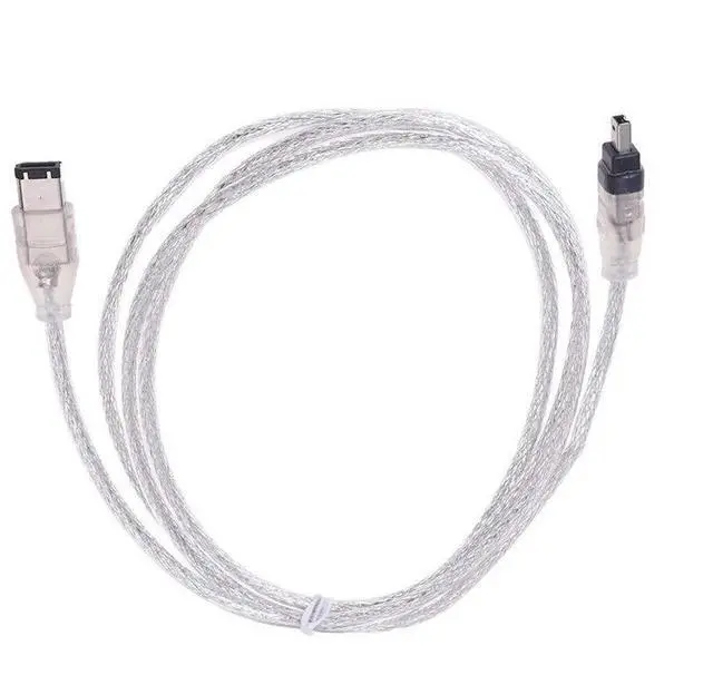 Alt view image 2 of 4 - Vszerda IEEE Firewire 1394 Cable 4 Pin to 6 Pin 4-6 Pin Link Cable Wire 2.5 Ft