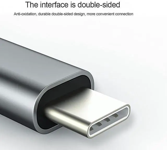 Alt view image 5 of 5 - Vszerda USB C Type C Gigabit Ethernet LAN Adapter Network Card RJ45 Windows Mac
