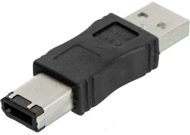 Main image of Vszerda Firewire IEEE 1394 6 Pin Male to USB A Male Convertor Jack M/M Adapter