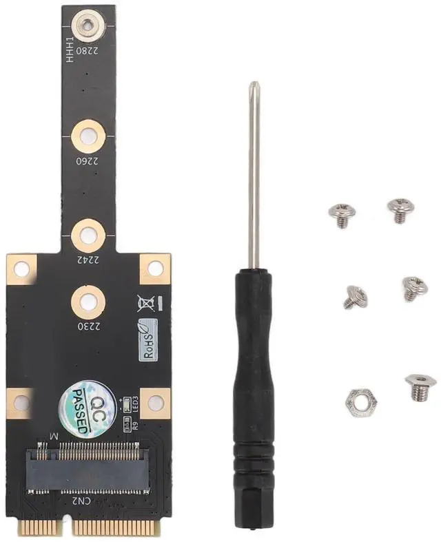 Alt view image 6 of 7 - Vszerda Generic Mini PCIE to M.2 M Key Adapter, M.2 NGFF Nvme SSD Adapter for 2230/2242/2260/2280 SSDs, Generickm7z2cp3ex
