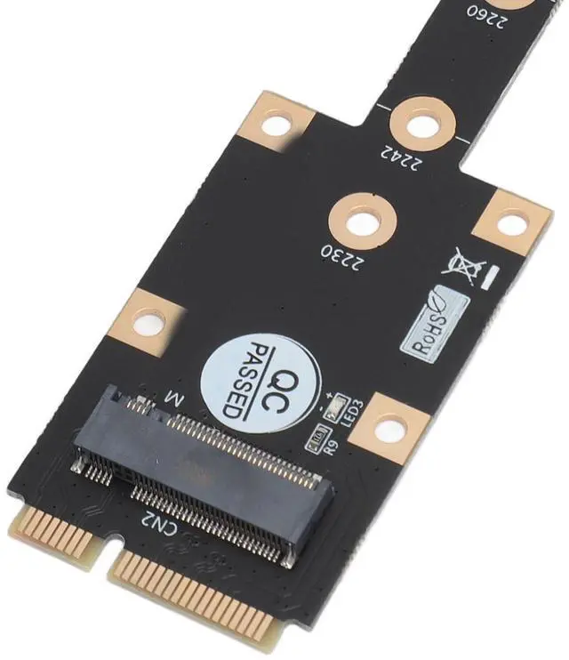 Alt view image 7 of 7 - Vszerda Generic Mini PCIE to M.2 M Key Adapter, M.2 NGFF Nvme SSD Adapter for 2230/2242/2260/2280 SSDs, Generickm7z2cp3ex