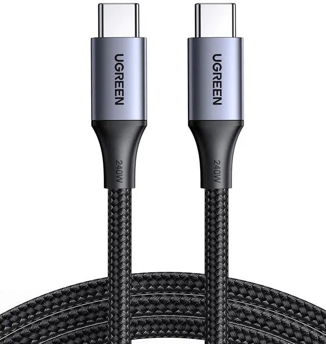 Main image of UGREEN 240W USB C to USB C Cable, Fast Charging USB C Cable for iPhone 17 Pro Max/16, Samsung Galaxy S25/S24, MacBook Pro/Air, iPad Pro/Air/Mini, Dell XPS, 3.3FT