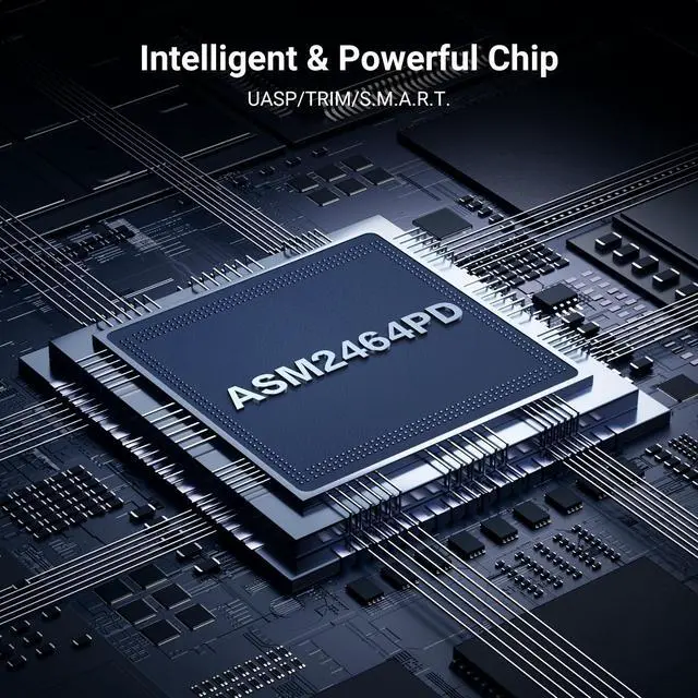 Alt view image 4 of 7 - UGREEN 40Gbps M.2 NVMe Enclosure with Cooling Fan, Anti-Drop SSD Enclosure for MacBook, Aluminum M.2 Enclosure Support M/B+M Key Size 2280/2260/2242/2230 Compatible with Thunderbolt 3/4/USB4/3.2/3.1