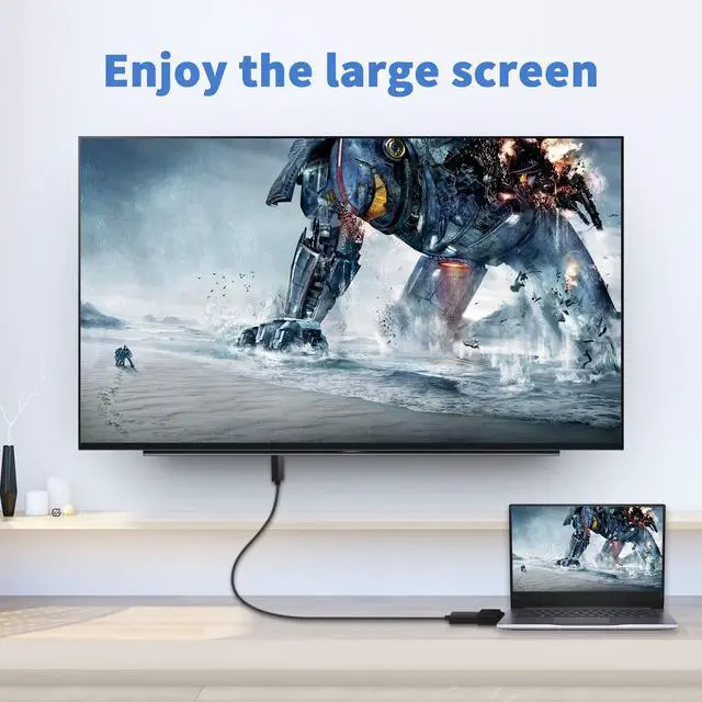 Alt view image 5 of 7 - Vszerda Mini Displayport to Displayport Adapter, 8k Mini DP to DP Adapter Bi-Directional Mini Displayport Male to Displayport Female Extention Adapter for Laptop PC TV Gaming Monitor, 2pack