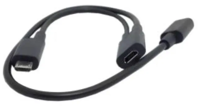 Alt view image 2 of 7 - Vszerda Micro USB 1 to 2 Y Splitter Cable,Micro USB 1 to 2 Charging Extension Cable Supports Charging Two Devices at The Same Time