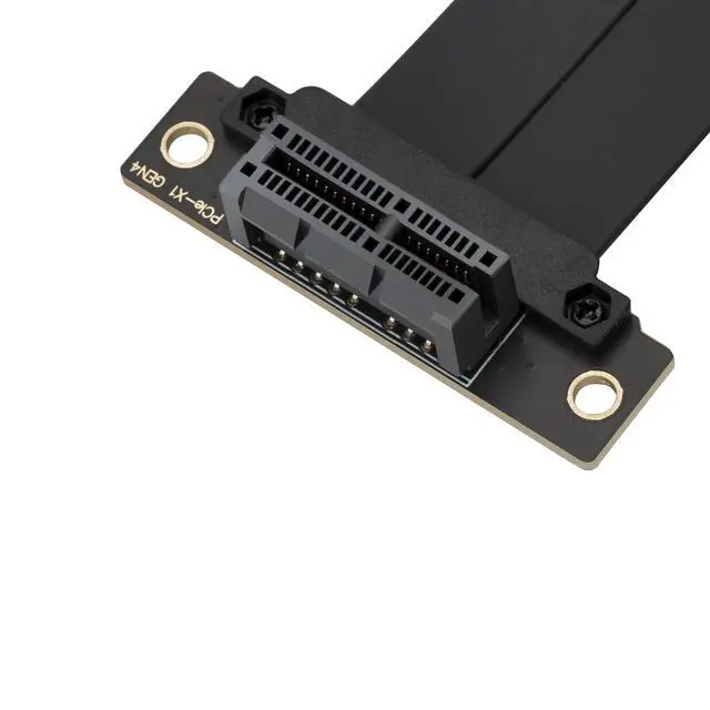Alt view image 2 of 6 - Vszerda PCIe X1 4.0 Riser Cable,PCI-Express 1X Male to Female Extension Cable PCI-e Extender Adapter(5CM/1.97inch)