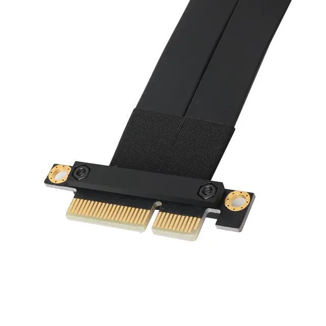 Alt view image 3 of 6 - Vszerda PCI-E 3.0 4X to 16X PCI-e Extension Cable to Graphics Card Riser Adapter 5.9inch