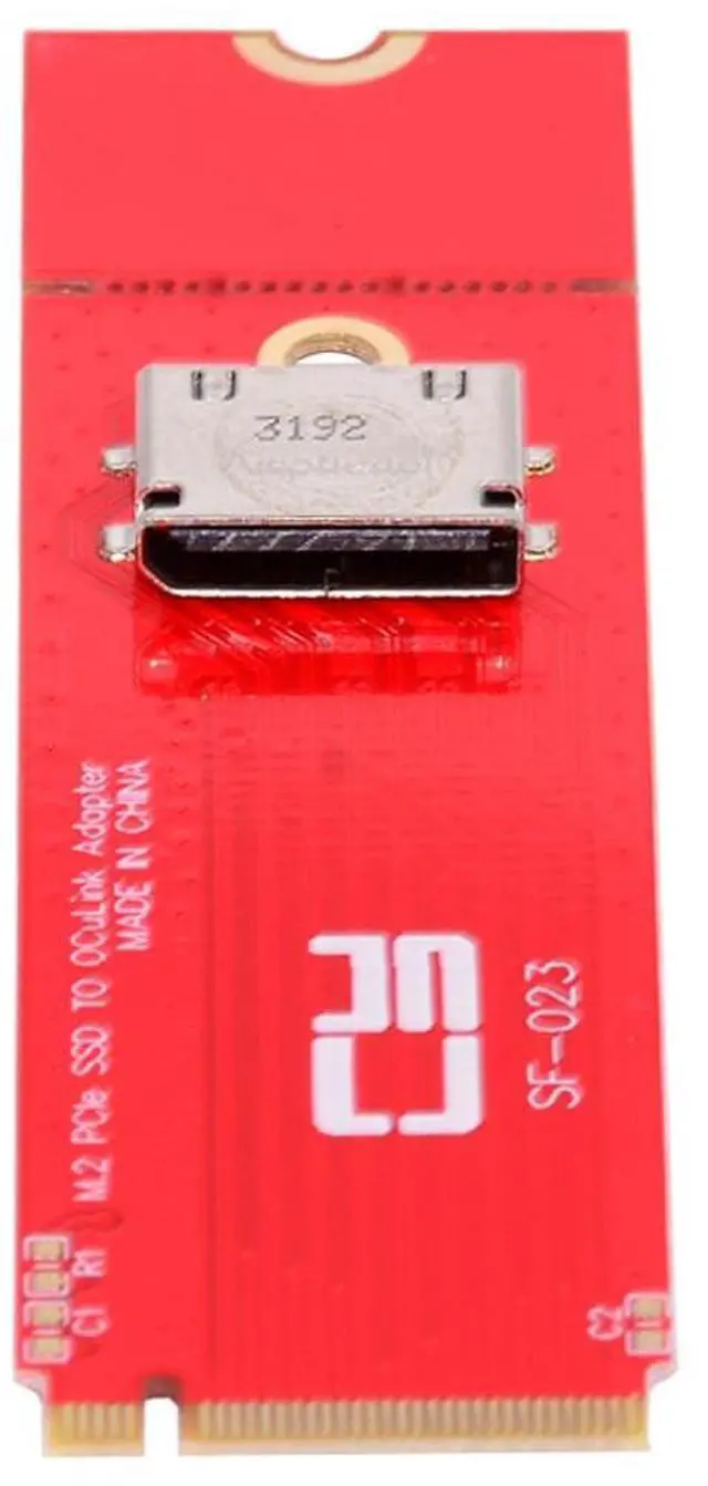 Main image of Vszerda 2280 2260 PCI-E4.0 M.2 M-Key Male to Oculink SFF-8612 SFF-8611 Host Red Adapter for NVME U.2 SSD eGPU External Graphics Card Dock