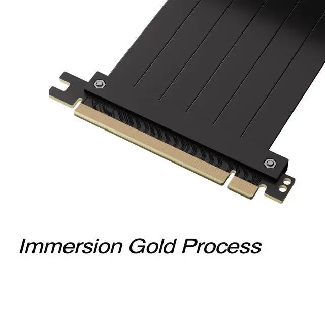 Alt view image 3 of 6 - Vszerda PCI-E 3.0 16X PCI-e Extension Cable 16x Flexible Cable High Speed Extension Port Adapter PCIe Riser Cable 20CM