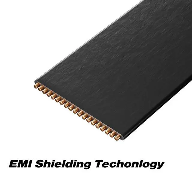 Alt view image 5 of 6 - Vszerda PCI-E 3.0 16X PCI-e Extension Cable 16x Flexible Cable High Speed Extension Port Adapter PCIe Riser Cable 20CM