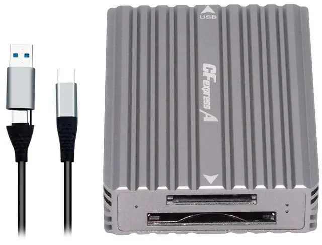 Main image of Vszerda USB3.1 Type-C USB3.0 to CF Express Type-A & Type-B Extension Card Reader CFE CFA R5 Z6 Z7 CFB Memory Card