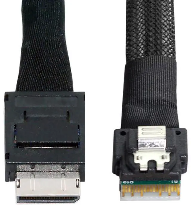Main image of Vszerda OcuLink PCIe 4.0 PCI-Express SFF-8611 4i to SFF-8654 Slimline SSD eGPU Data Active Cable External Graphics Card 50cm