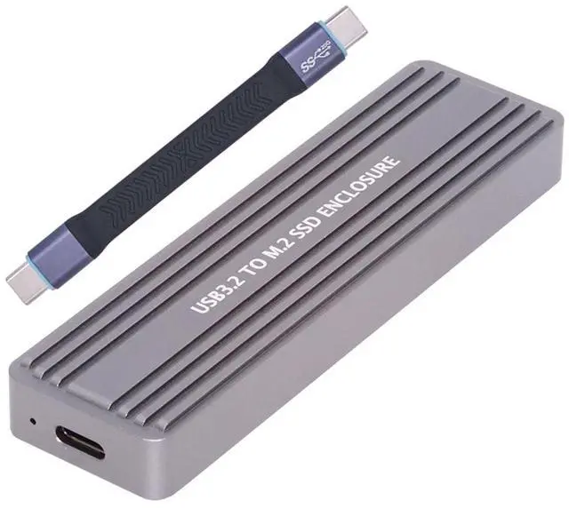 Main image of Vszerda 20Gbps Type-C USB3.2 USB4 to NVME M-Key M.2 SATA SSD PCBA Enclosure 2280/2242/2230mm Adapter RTL9220 Chipset