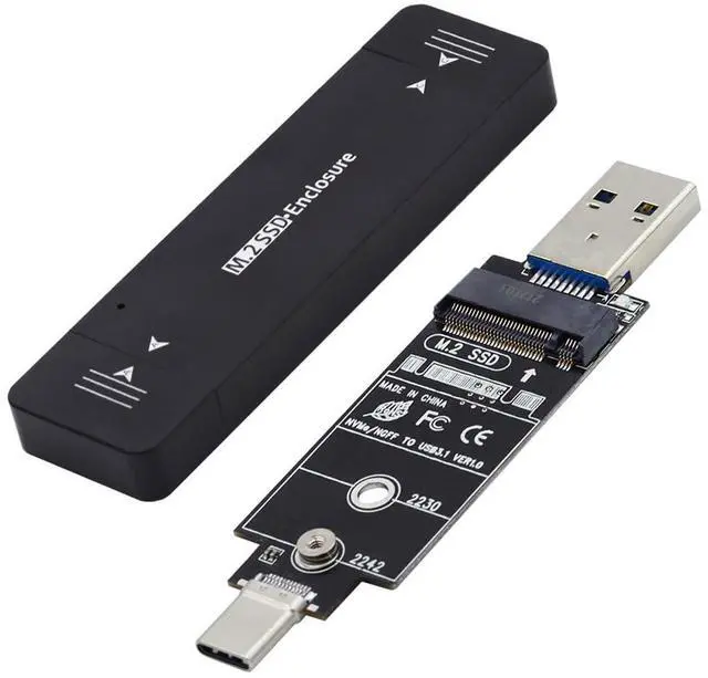 Main image of Vszerda 10Gbps Combo Type-C USB3.0 to NVME M-Key M.2 SATA SSD PCBA Case 2242/2230mm Adapter RTL9210B Chipset