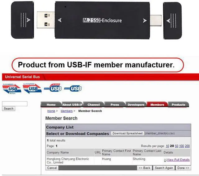 Alt view image 3 of 7 - Vszerda 10Gbps Combo Type-C USB3.0 to NVME M-Key M.2 SATA SSD PCBA Case 2242/2230mm Adapter RTL9210B Chipset