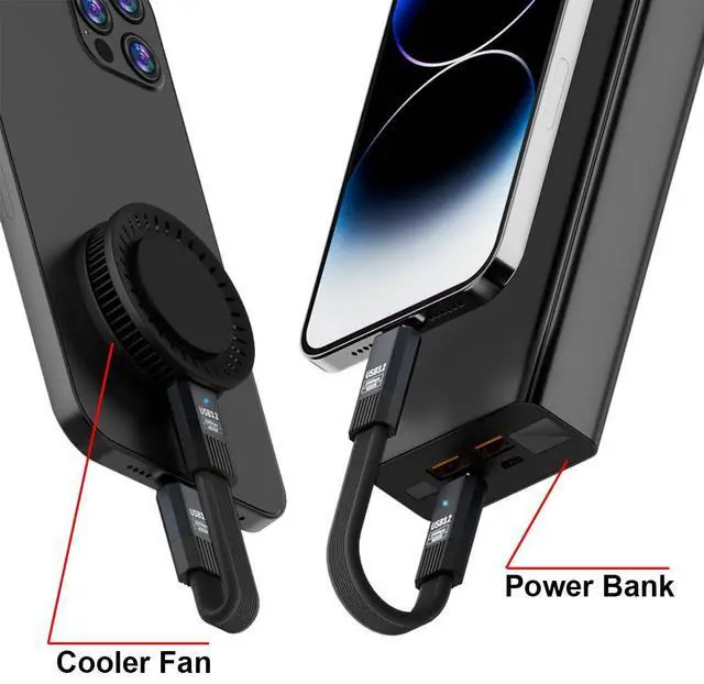 Alt view image 6 of 7 - Vszerda USB4 Cable 20Gbps Flat Slim FPC Cable USB-C Type-C with 100W and 8K@60Hz 5K@60Hz USB4.0 Compatible with Thunderbolt3/4 (20cm)