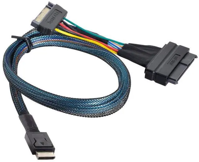 Main image of Vszerda SFF-8611 Oculink Host to U.2 U.3 SFF-8639 NVME PCIe PCI-Express SSD Cable for Mainboard SSD
