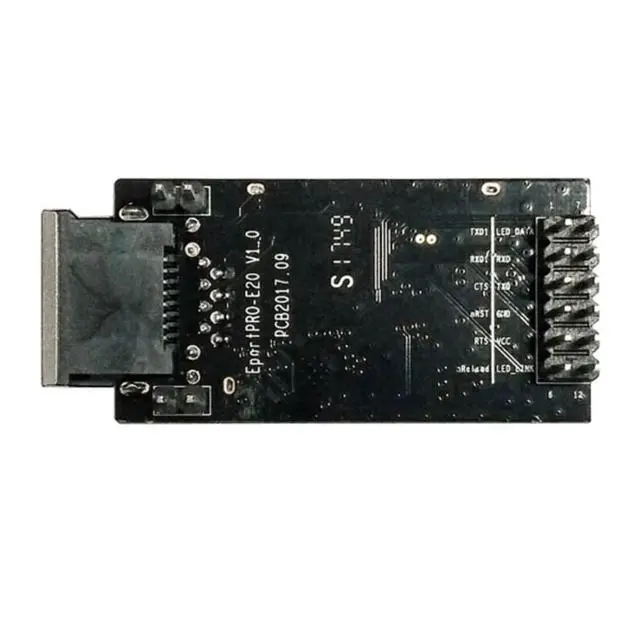 Alt view image 3 of 7 - Vszerda 5/10PCS Eport-E20 Network Server Port FreeRTOS TTL Serial to Ethernet Embedded Module DHCP 3.3V DHCP TCP IP Telnet Converter MCU (1pcs)