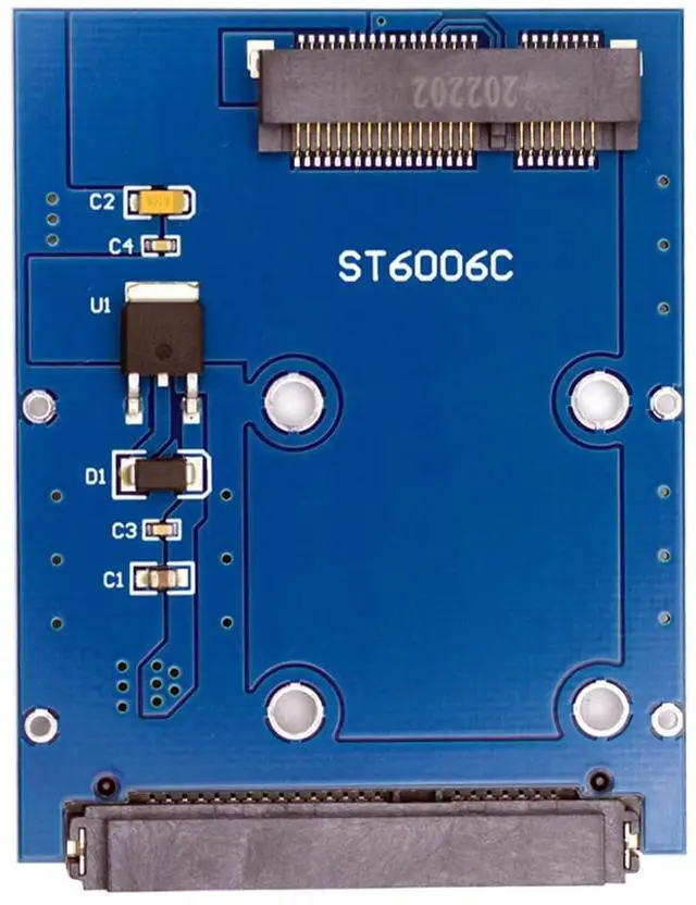 Main image of Vszerda Slim Type 50Pin mSATA 3050 SSD 5x3cm to 2.5" SATA 3.0 22Pin Disk Adapter 6Gbps PCBA
