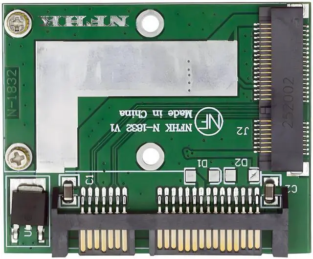 Main image of Vszerda Low Profile 50Pin mSATA 3050 SSD 5x3cm to 2.5" SATA 3.0 22Pin Disk Adapter 6Gbps PCBA