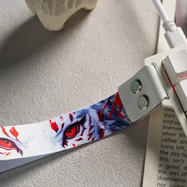 Alt view image 7 of 7 - Vszerda x FGG MADLIONS MAD 60 HE RGB 60% Wired Magnetic Switch Gaming Keyboard with Adjustable Actuation, 8000 Hz Polling Rate, Rapid Trigger Mode, Hall Effect Switches, for PC/Mac, White