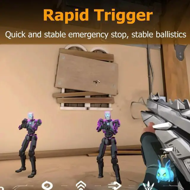 Alt view image 5 of 7 - Vszerda Irock ND63 PRO Rapid Trigger Magnetic Switch Gaming Keyboard, 60% 63 Keys Wired Mechanical Keyboard w/Hyper-Fast Actuation, Actuation Point Adjustable, 8K Hz Polling Rate, RGB HotSwap, Black