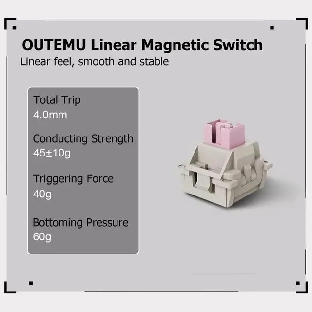 Alt view image 3 of 7 - Vszerda VGN A75 Rapid Trigger Gaming Keyboard - 75% Hall Effect Magnetic Switch Keyboard, Adjustable Actuation, Key Macro, RGB, Gasket, HotSwap, Gradient Side Printed Keycaps, for Win/MAC, White