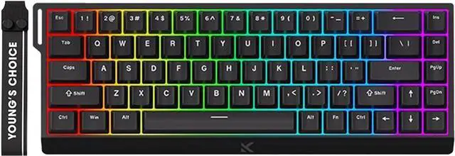 Main image of Vszerda x MCHOSE ACE 68 65% Wired Magnetic Switch Mechanical Gaming Keyboard, Rapid Trigger Hall Effect Keyboard, Hyper-Fast Adjustable Actuation, 8K Hz Polling Rate, RGB HotSwap, for PC/Mac, Black
