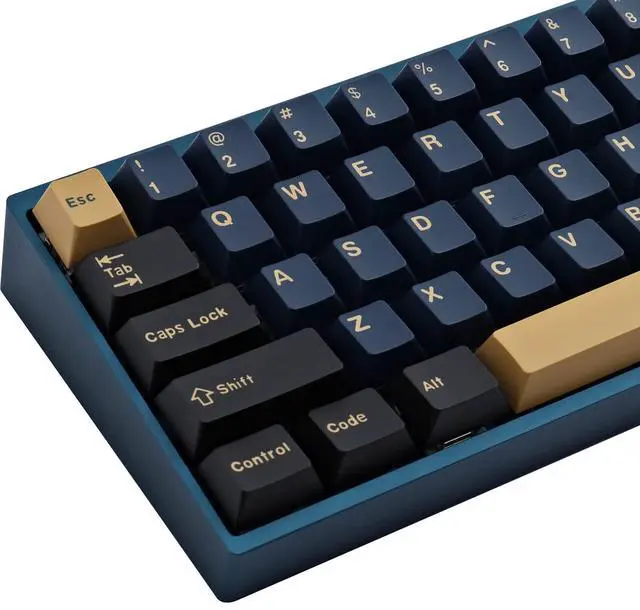 Main image of Vszerda Keycaps 171 Keys Blue Samurai Custom Keycaps Doubleshot ABS Keycap Set Cherry Profile for Cherry Gateron MX Switches Mechanical Keyboard US and UK Layouts(2.25u, 2.75u, 3u, 6.25u, 7u Spaceba)