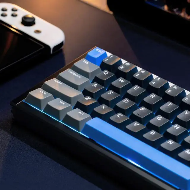 Alt view image 7 of 7 - Vszerda EZ60 Gaming Keyboard, 60% RGB Mechanical Keyboard, 61 Keys with Star Trail Magnetic Switches, Rapid Trigger, Adjustable Actuation, Double Shot PBT Keycaps, for Win/Mac Laptop PC