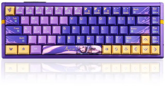 Main image of Vszerda RS6 Ultra Aluminum Hall Effect Gaming Keyboard 65% Compact 68 Keys, 0.001 mm RT, 8K Polling, Hot-Swappable, RGB (ASPAS-Jade Magnetic)