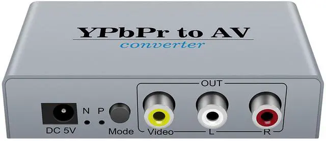 Alt view image 2 of 5 - Vszerda Component to AV Adapter, YPbPr to CVBC Converter + R/L, Supports 1080P Video Audio, for DVD PSP to HDTV Monitor
