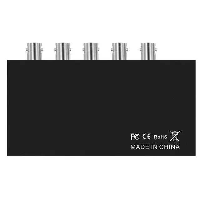 Alt view image 4 of 6 - Vszerda SDI Splitter 1x4 Multimedia Split SDI Extender Adapter Support HD-SDI, SD-SDI and 3G-SDI Signals for Projector Monitor Camera1 sdi Input and 4 sdi Output