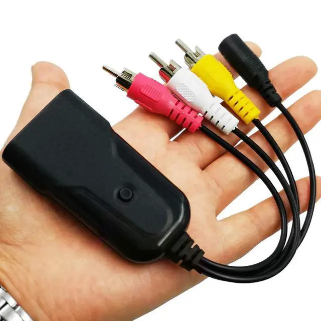 Alt view image 4 of 7 - Vszerda HDMI Mini AV Adapter HD Converter Box HDMI to Composite RCA AV/CVSB L/R Video 720P 1080P HDMI2AV hdmi2 av Video