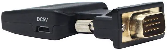 Main image of Vszerda VGA to HDMI Converter 1080 P VGA to HDMI Adapter with Video 1080P for PC Laptop to HDTV Projector with Audio Cable and USB Cable