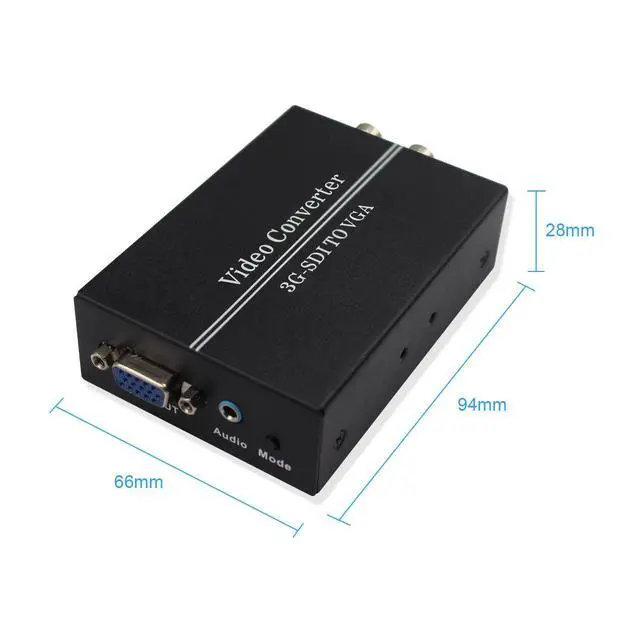 Alt view image 7 of 7 - Vszerda SDI to VGA Sdi BNC Video Converter with US Power Adapter