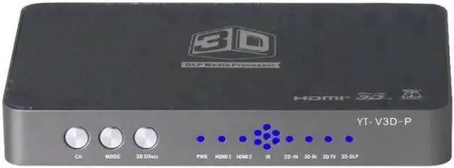 Main image of Vszerda 2D to 3D HDMI Video Converter, Convert Left/Right & Up/Down Format to 3D, Compatible with Projector & Blu-Ray Player, US Power Plug