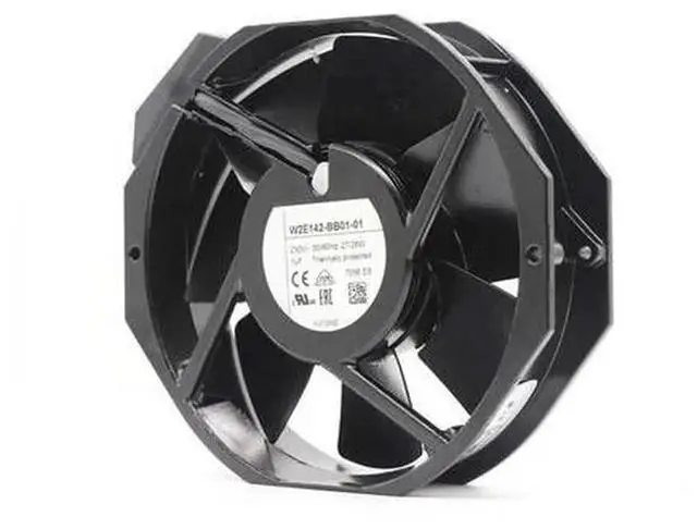 Alt view image 2 of 4 - Vszerda New AC Axial Cooling Fan Compatible with W2E142-BB01-01 7056ES, 230V 27/28W 172×150×38mm Industrial Metal Fan