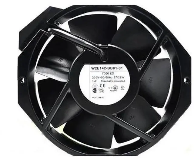 Main image of Vszerda New AC Axial Cooling Fan Compatible with W2E142-BB01-01 7056ES, 230V 27/28W 172×150×38mm Industrial Metal Fan
