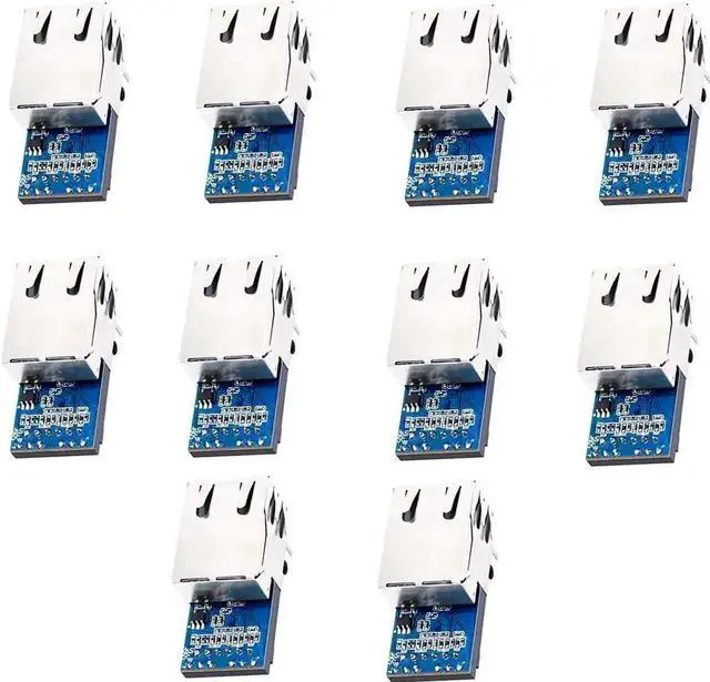 Main image of Vszerda USR-K7 Low Cost TTL UART to Ethernet Serial Converter 10/100Mbps Modbus Gateway Module with RJ45 Port, 10PCS Pack