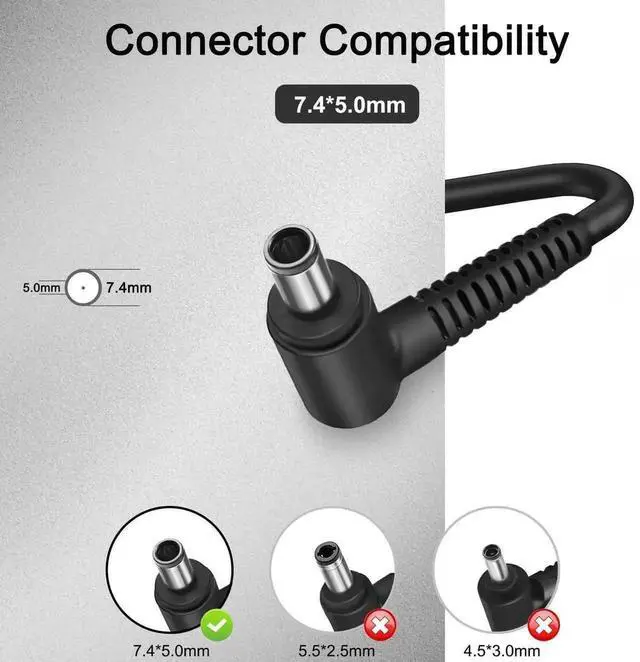 Alt view image 2 of 7 - Vszerda 280W 20V 14A Gaming Laptop AC Charger Power Adapter Compatible with MSI GE75 GE65 GE63 GL65 GP75 GP65, OEM Part A18-280P1A A280A003P ADP-280BB B 957-17E21P-101