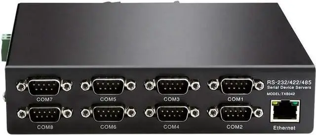 Alt view image 4 of 7 - Vszerda 8 Ports RS232 RS485 RS422 to Ethernet TCP/IP Serial Device Server Modbus Gateway Converter