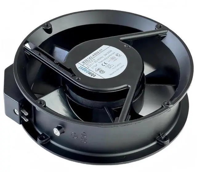Alt view image 4 of 7 - Vszerda EBM PAPST W2E143-AB09-01 High Temperature Axial Fan 172×172×51mm 230V 24/30W Industrial Cabinet Cooling Fan