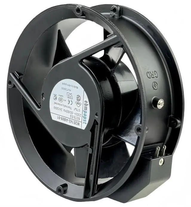 Alt view image 7 of 7 - Vszerda EBM PAPST W2E143-AB09-01 High Temperature Axial Fan 172×172×51mm 230V 24/30W Industrial Cabinet Cooling Fan