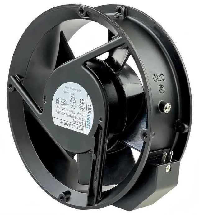 Alt view image 5 of 7 - Vszerda EBM PAPST W2E143-AB09-01 Industrial Axial Cooling Fan, 172x172x51mm 230V 24/30W High Temperature Resistant Cabinet Fan, Replacement Model 6078ES